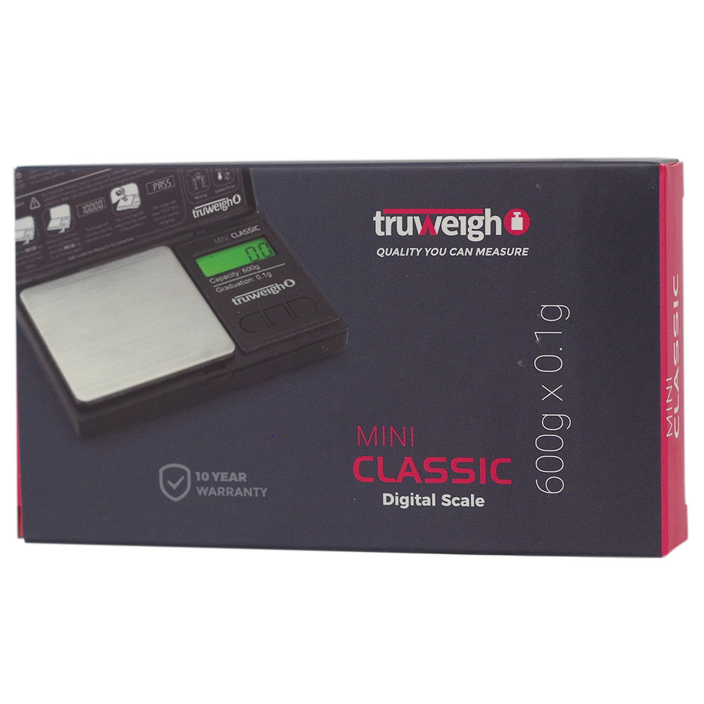 True Zero Scale Trueweigh Scale Classic Mini Black | KMT Distribution
