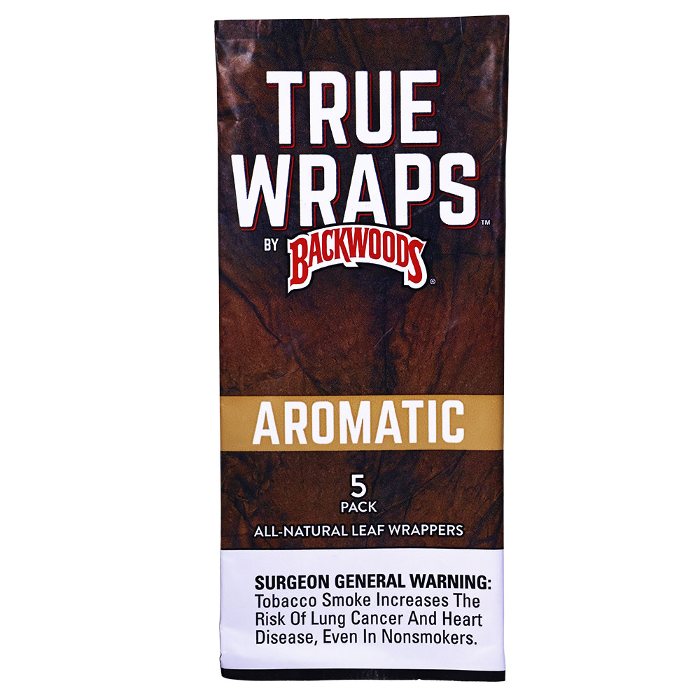 Backwoods True Wraps 5pk 16ct Display | KMT Distribution