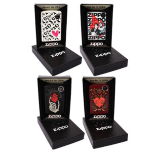 Zippo Love Themed Lighters