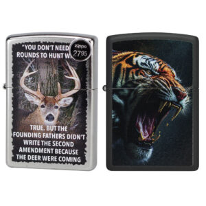 Zippo Animals Themed Lighters