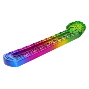 Fujima Rainbow Tree Of Life Incense Burner 9.8 In