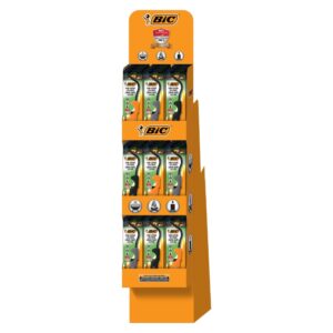 BiC Lighter U110 Flex Assorted 54pk Display (HEAVY ITEM)