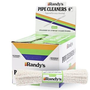 Randys Pipe Cleaner Black Label Tapered Bristle 6 In 24ct Display