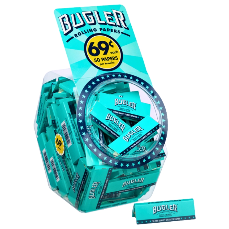 Bugler (Pre-Priced $0.69) Rolling Papers 50pk 100ct Display | KMT ...