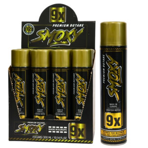 Smoxy 9X Refined Premium Butane Lighter Refill 300ml 12ct Display