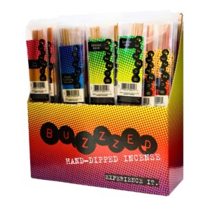 Gonesh Buzzed Hand-Dipped Incense 72ct Display