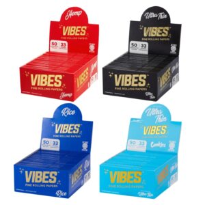 Vibes Rolling Papers King Size 33pk 50ct Display