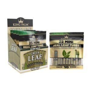 King Palm Mini Natural Cones 25pk 4ct Display