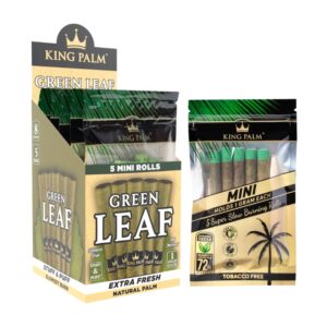 King Palm Mini Natural Cones 5pk 8ct Display