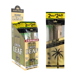 King Palm Slim Cones (Pre-Priced $2.49) 2pk 10ct Display