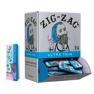 Zig Zag Ultra Thin Rolling Papers 1 1/4 32pk 48ct Display