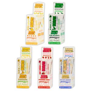 Banana Blunts Pre-Rolled Organic Cones 3pk 10ct Display
