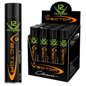 Vector F12 Classic Premium Butane 320ml 12ct Box (HEAVY ITEM)