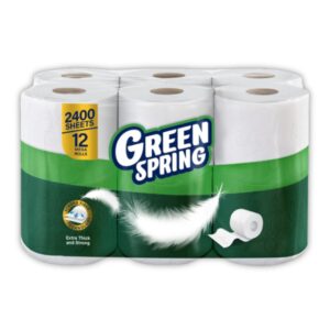 Green Spring Toilet Paper Rolls 12ct