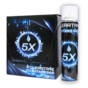Cleartane 5X Refined Premium Odorized Butane Refill 320ml 12ct Display