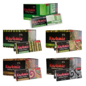 Kashmir Rolling Papers 1 1/4 Size 32pk 50ct Box
