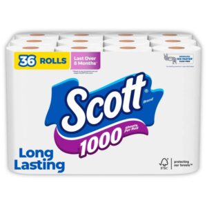 Scott Individual Wrapped Bath Tissue (for Resale Individually) 36ct
